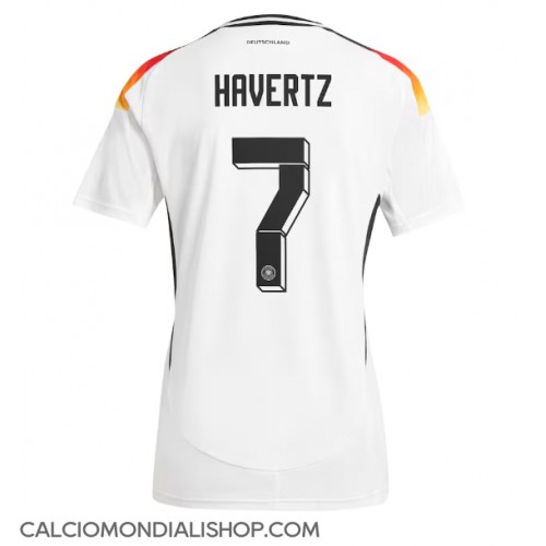 Maglie da calcio Germania Kai Havertz #7 Prima Maglia Femminile Europei 2024 Manica Corta